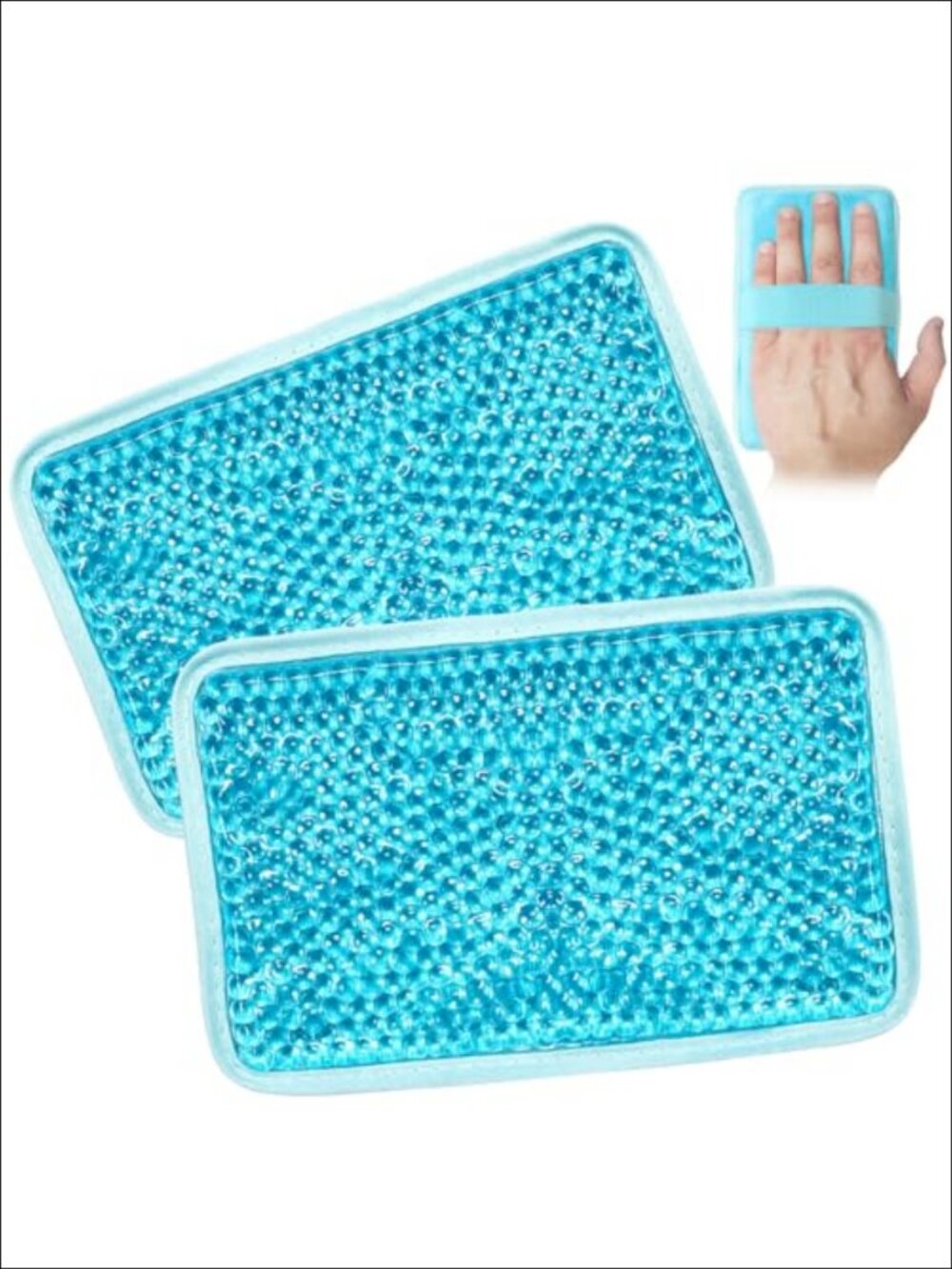 Gel Ice Pack for Injuries Reusable Hot Cold Therapy 2 Pack